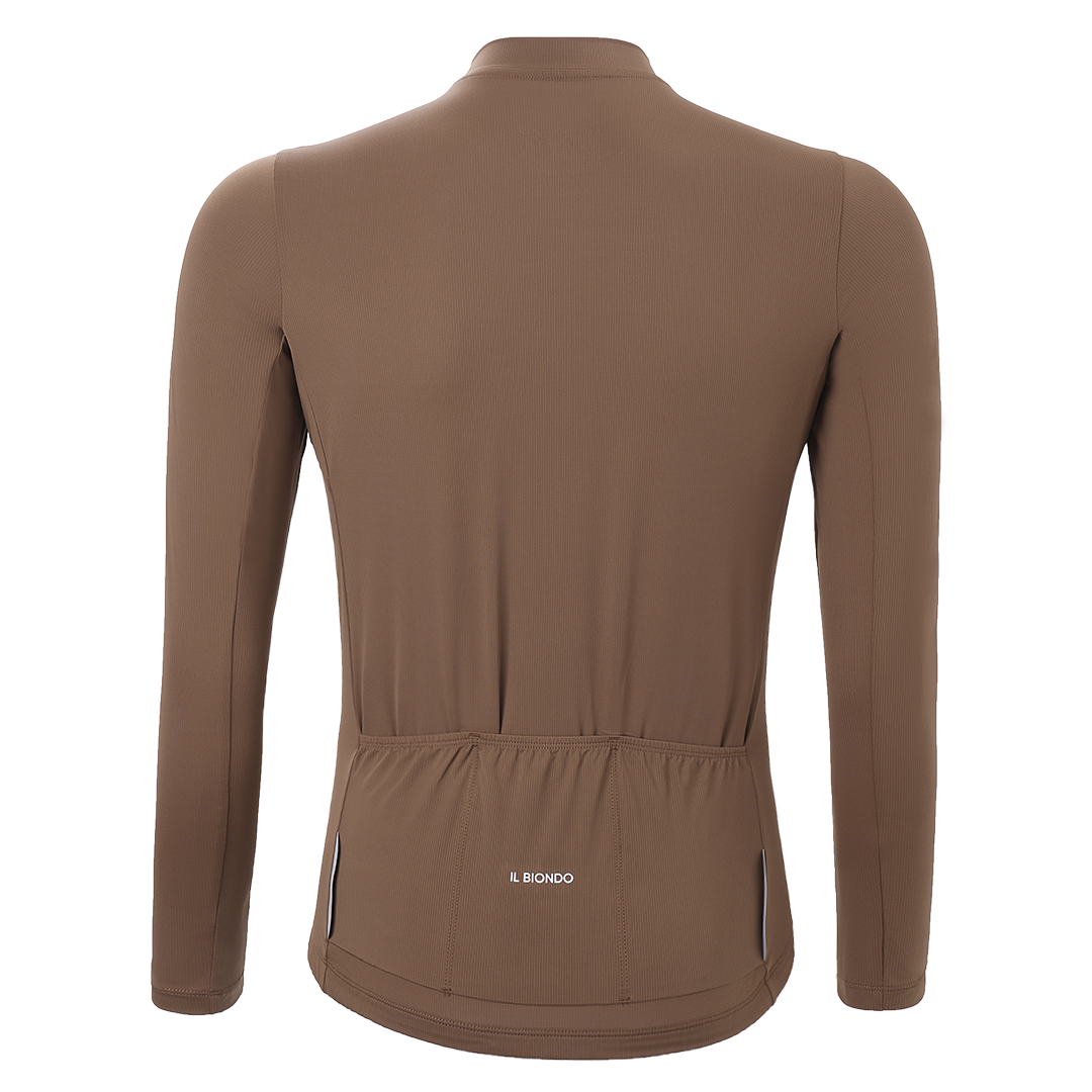 IL Biondo Element Jersey LS Herre - Brun