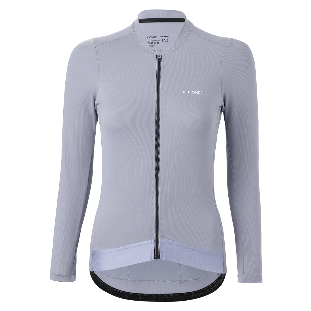 IL Biondo Element Jersey LS Dame - Sky Grey