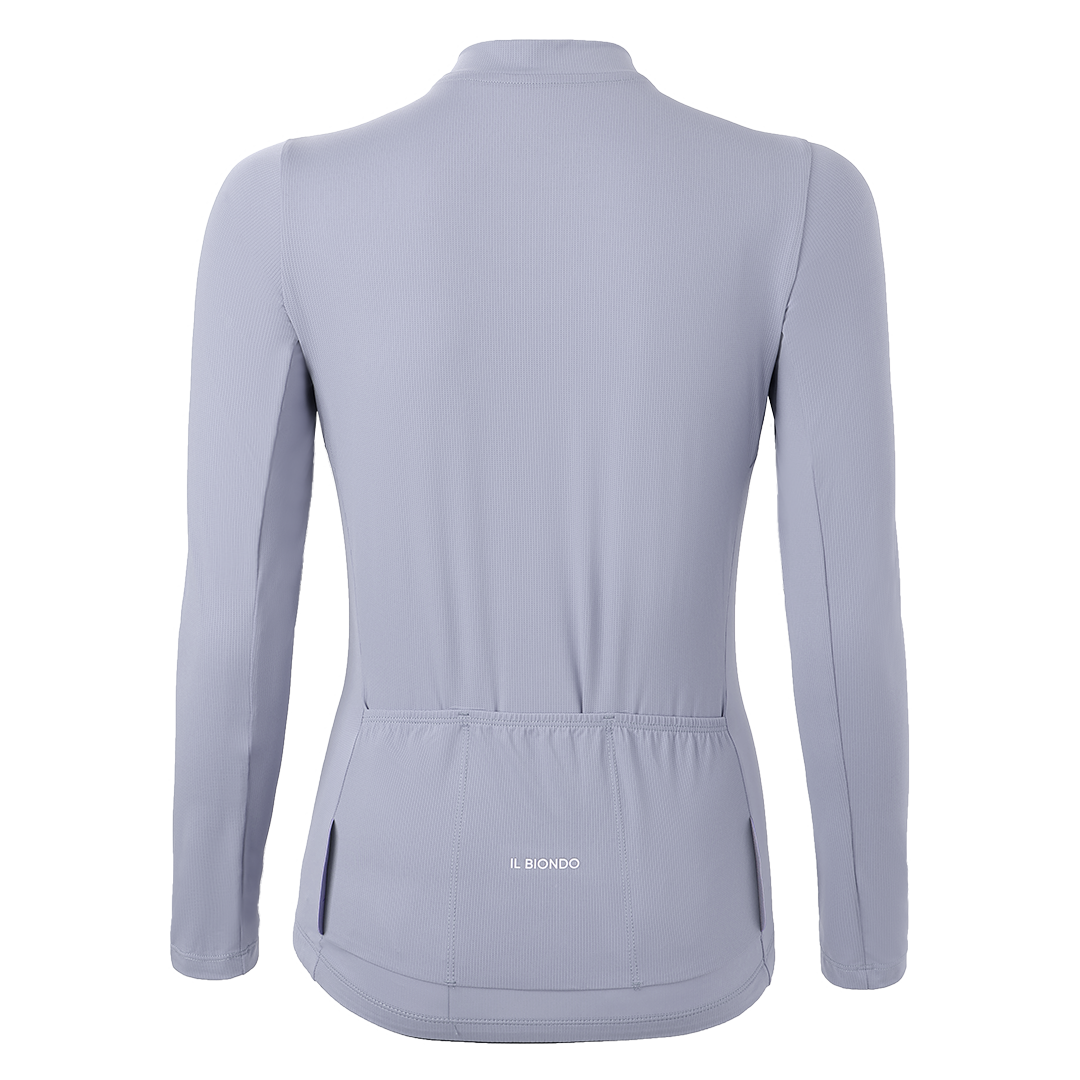 IL Biondo Element Jersey LS Dame - Sky Grey