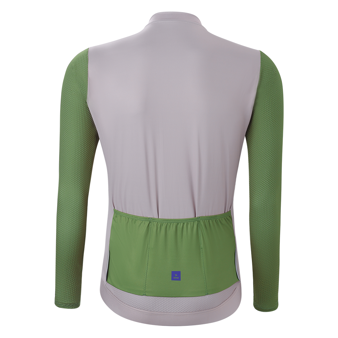 Astral Premium Tech Jersey LS Herre - Earth Brown
