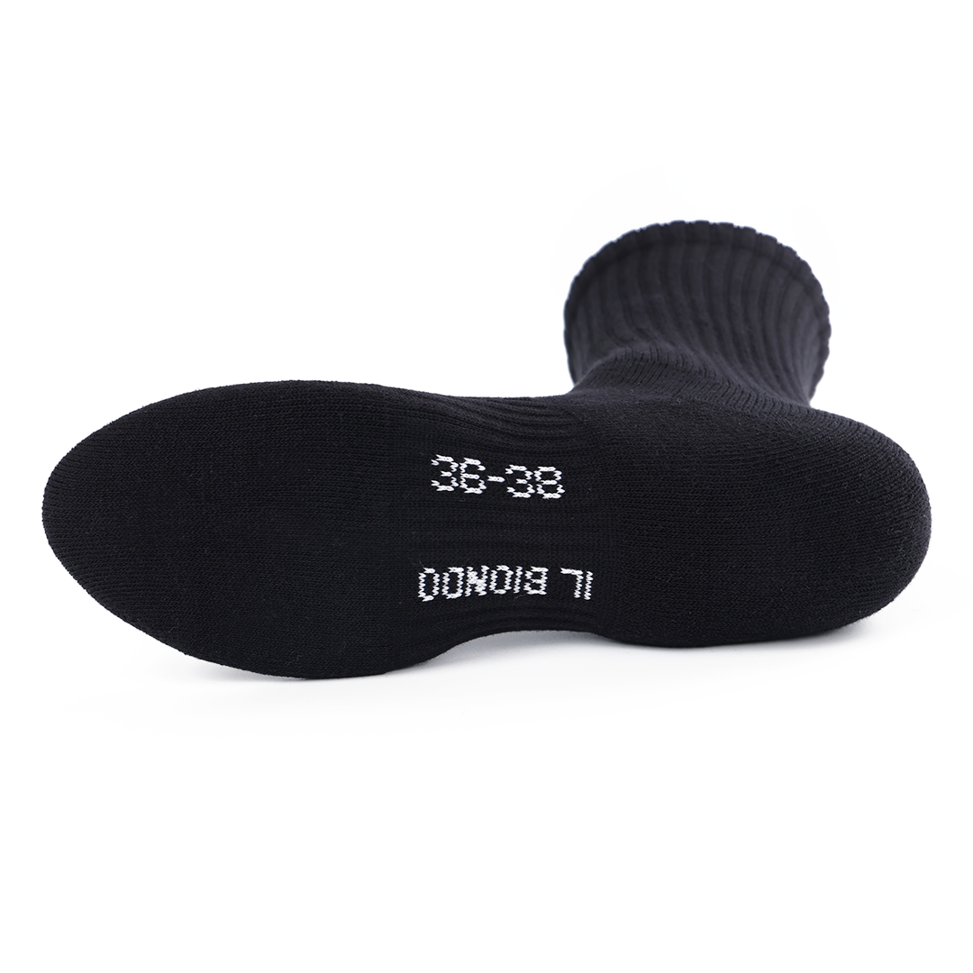 IL Biondo Offline Soft Cotton Strømpe - Sort