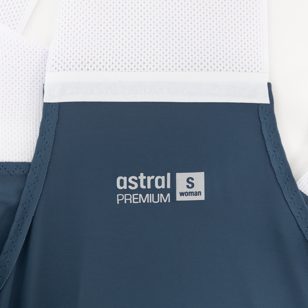 Astral Premium Bib Shorts Dame - Dusty Blue