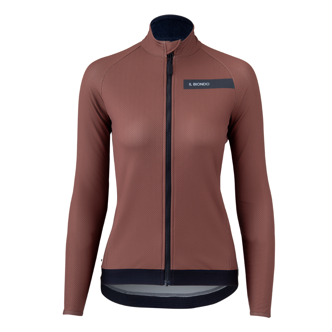 Il Biondo Courage Aero Therm Cykeljakke Vinter Dame - Brun
