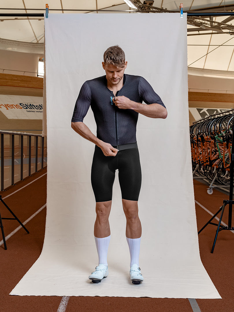 CdA lab Kortærmet Aero Jersey - Black Steel