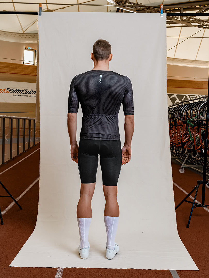 CdA lab Kortærmet Aero Jersey Zipless - Black Steel