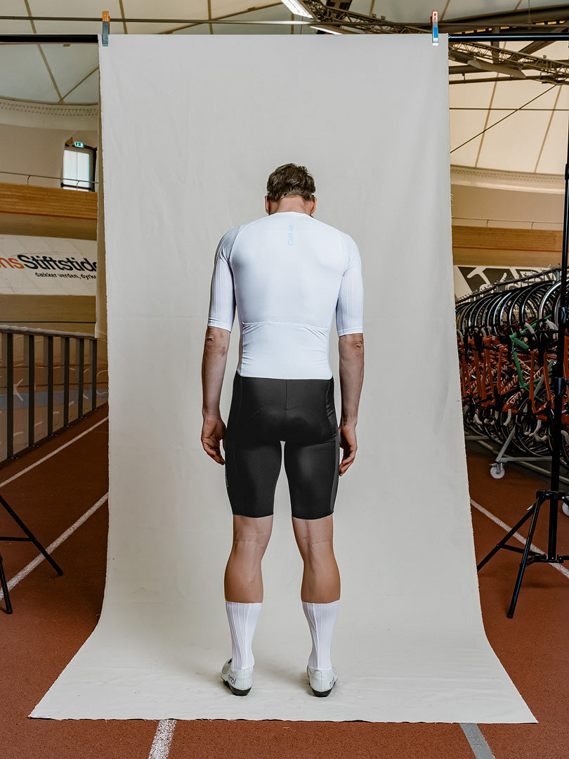CdA lab Kortærmet Aero Suit Herre - Silver White