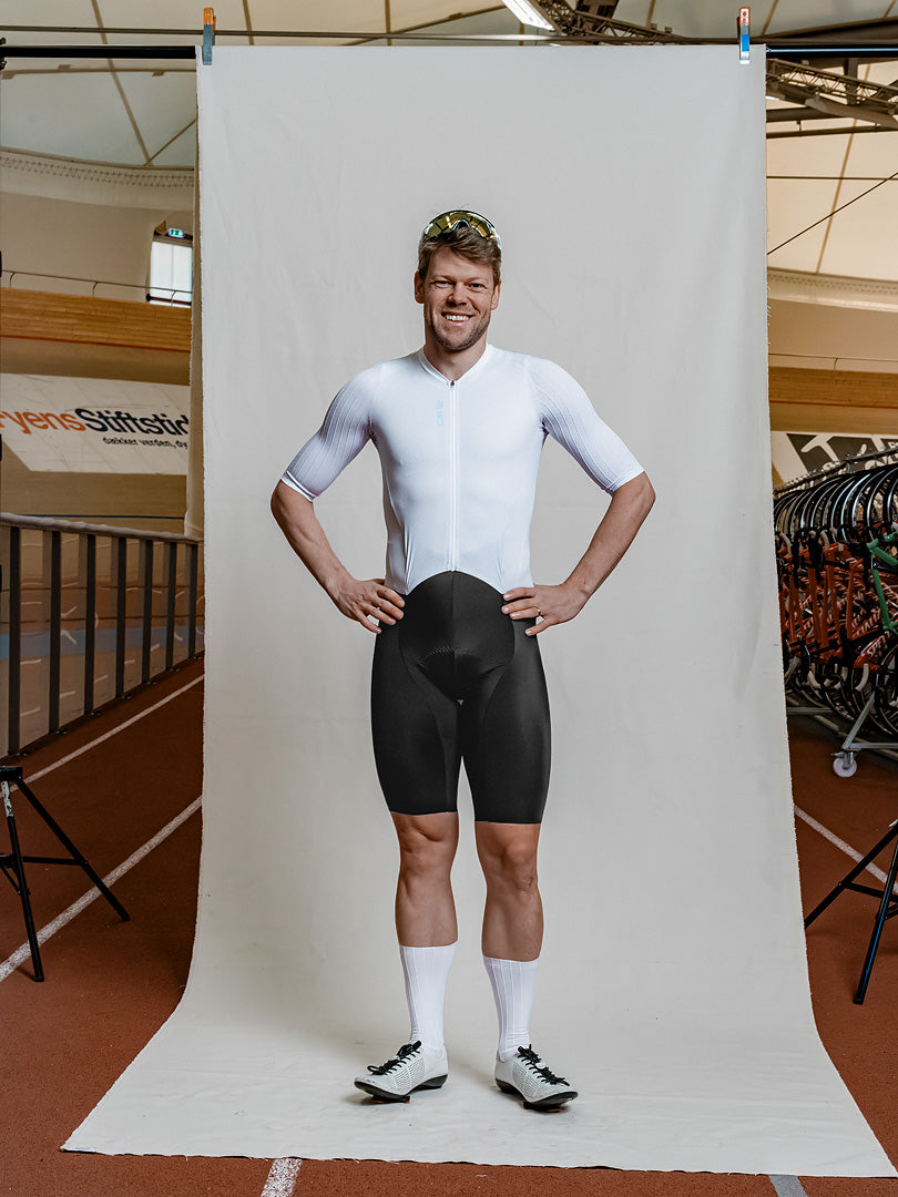 CdA lab Kortærmet Aero Suit Herre - Silver White