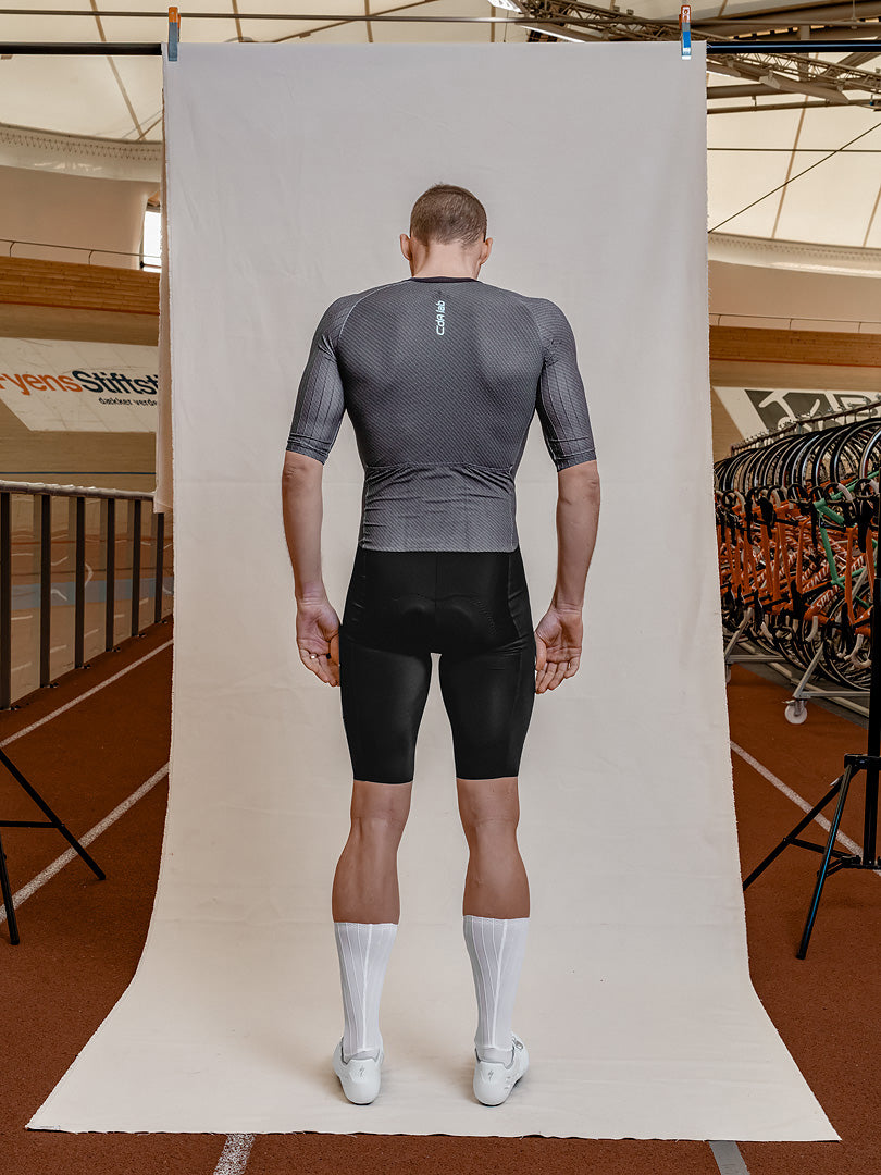 CdA lab Kortærmet Aero Suit Herre - Black Steel