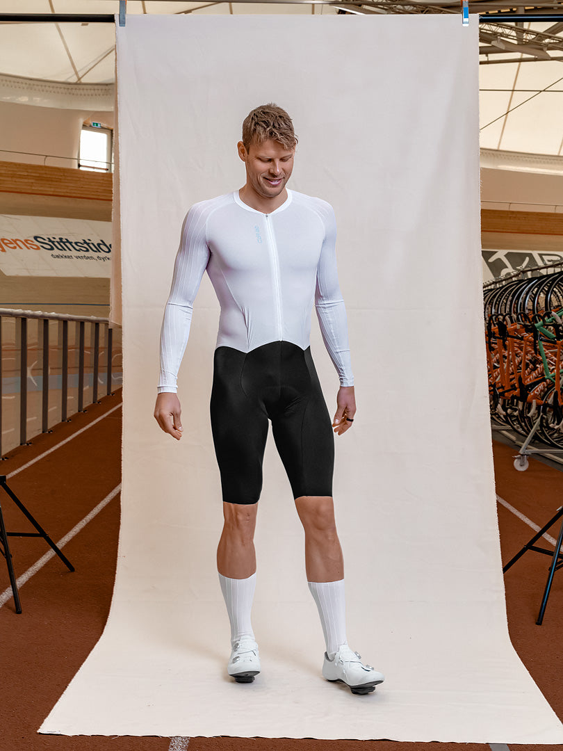 CdA lab Langærmet Aero Suit Herre - Silver White