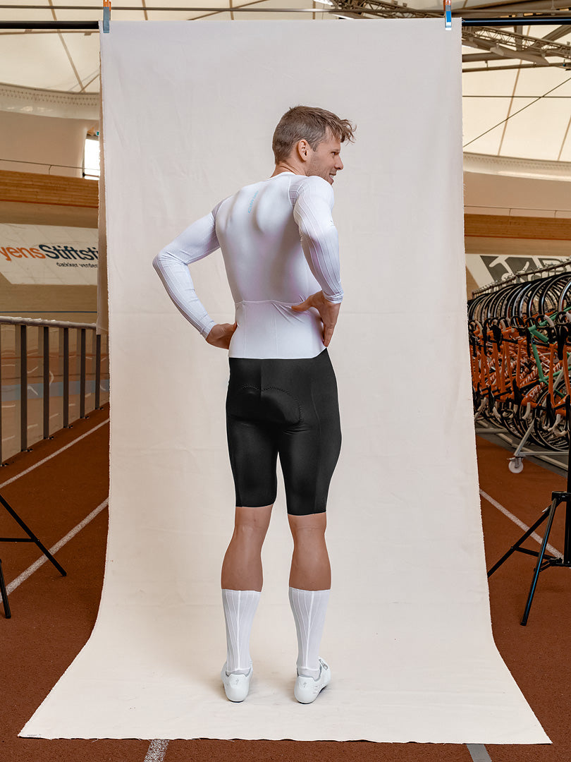 CdA lab Langærmet Aero Suit Herre - Silver White