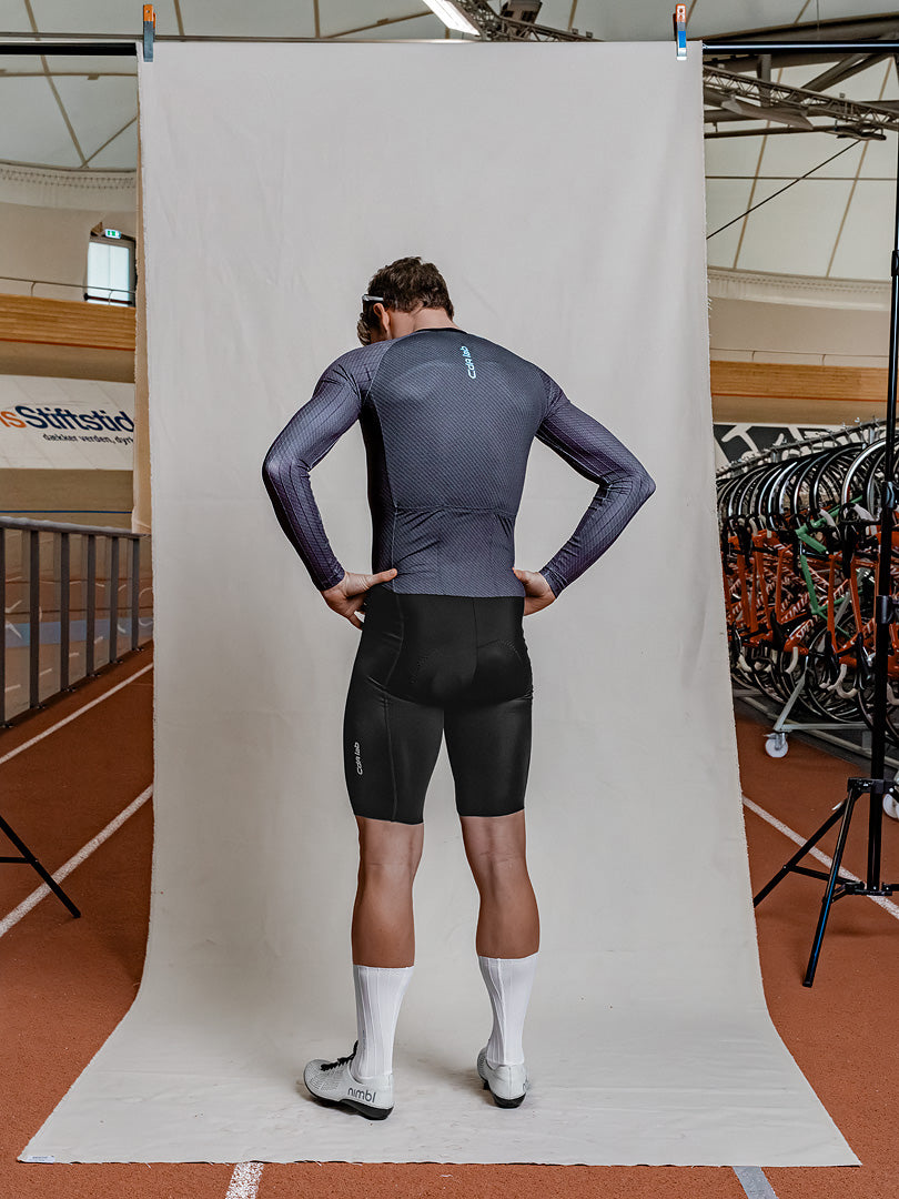 CdA lab Langærmet Aero Suit Herre - Black Steel
