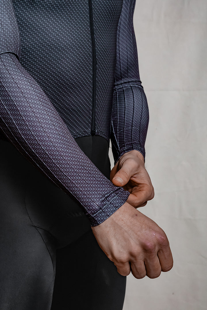 CdA lab Langærmet Aero Suit Herre - Black Steel