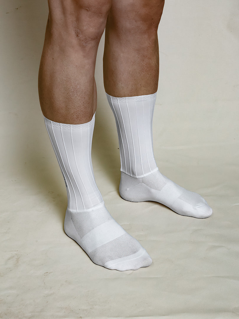 CdA lab Aero Strømpe - White