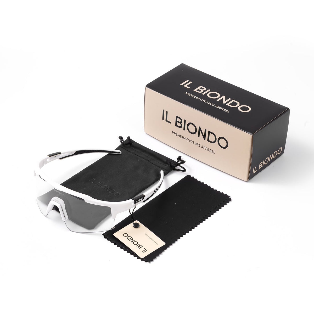 Il Biondo Vision Cykelbrille - Black/Red