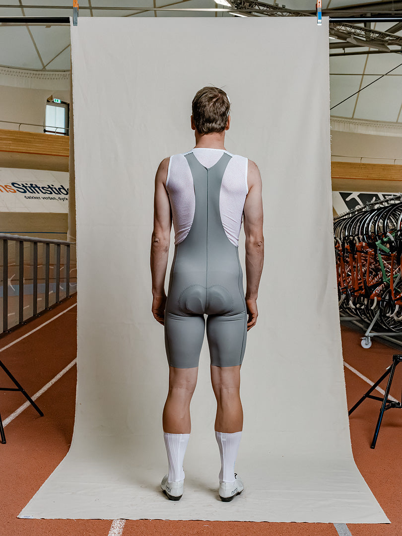 CdA lab Aero Bib Shorts Light Grey - Herre