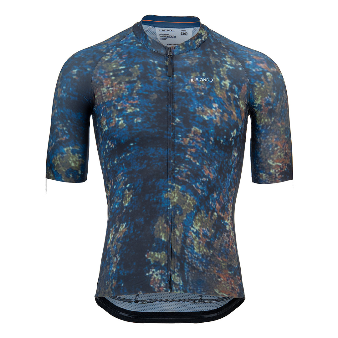 Il Biondo Monument II Kortærmet Cykeltrøje Herre - Navy