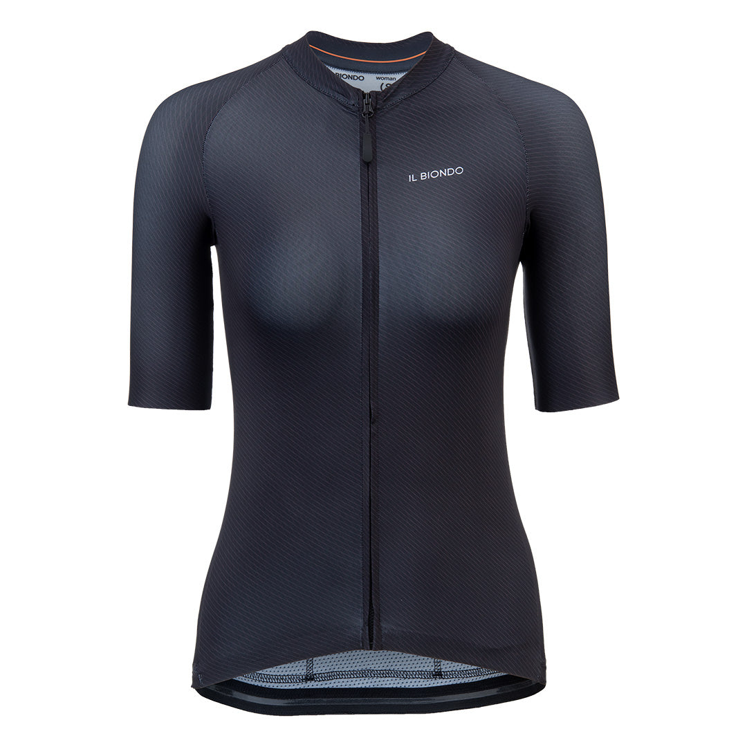Il Biondo Monument II Kortærmet Cykeltrøje Dame - Black