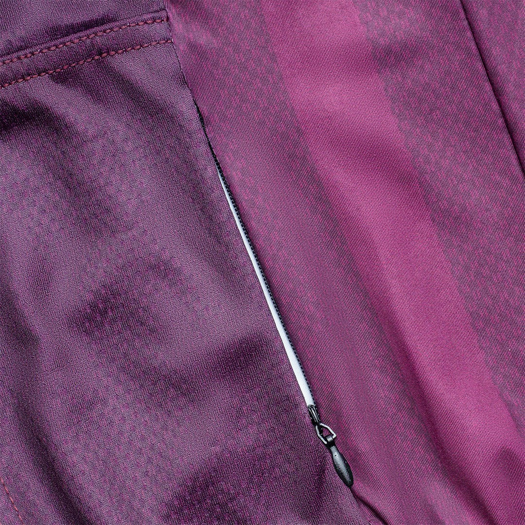 Il Biondo Monument II Kortærmet Cykeltrøje Dame - Dark Plum