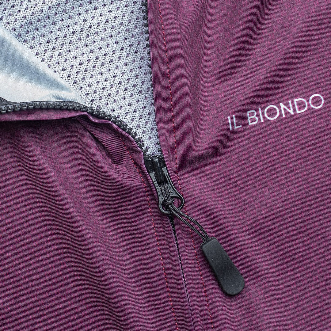 Il Biondo Monument II Kortærmet Cykeltrøje Dame - Dark Plum