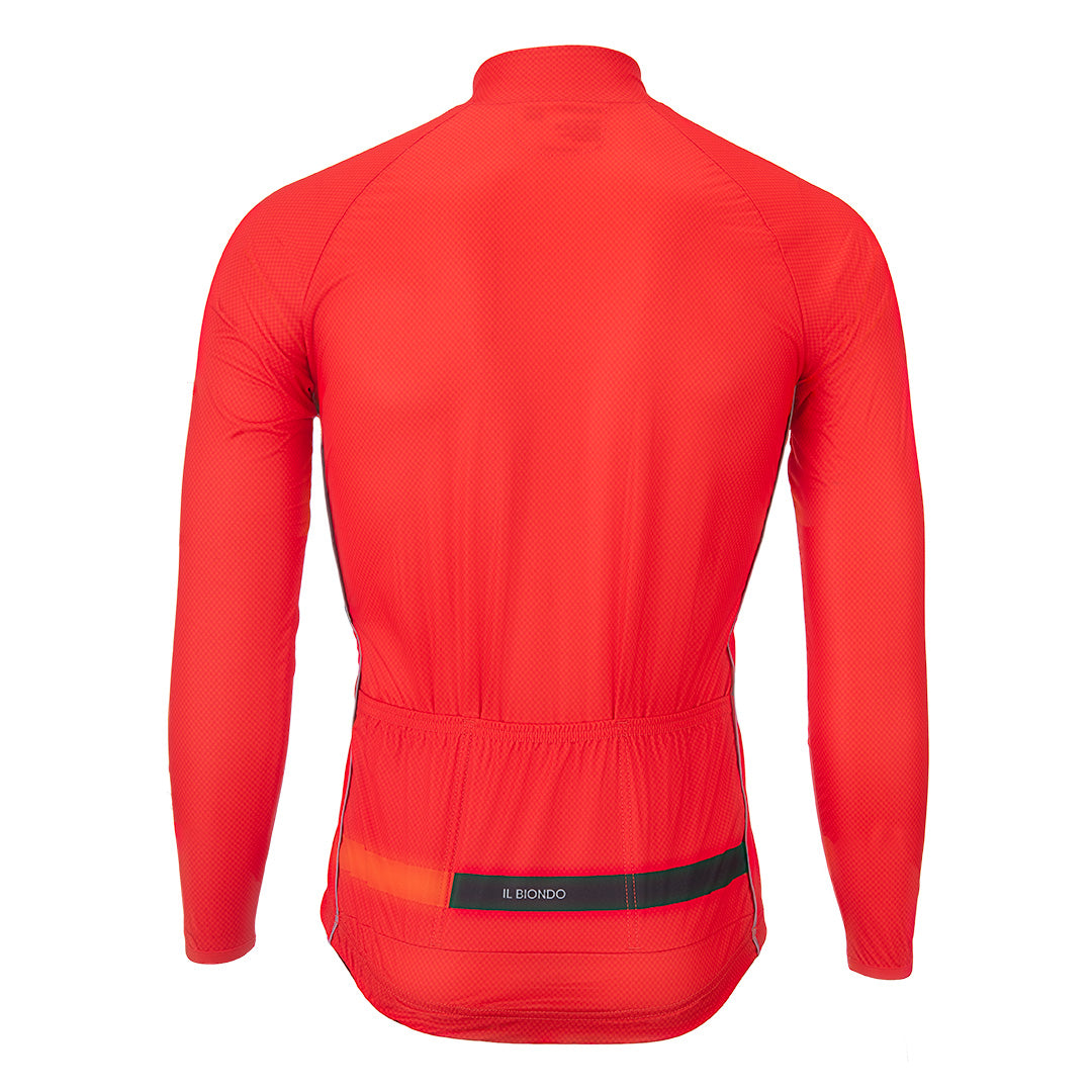 Il Biondo Courage Flight Cykelvindjakke Deep Orange - Herre