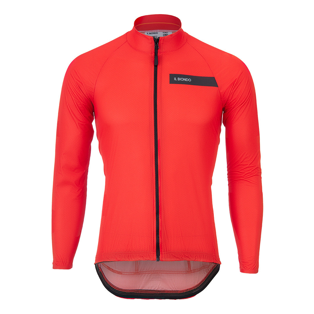 Il Biondo Courage Flight Cykelvindjakke Deep Orange - Herre