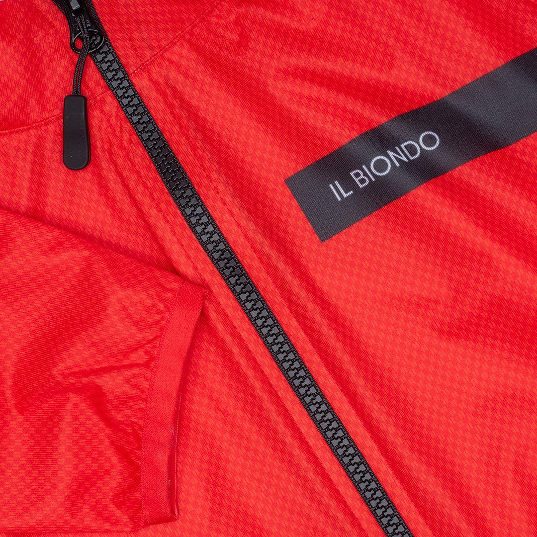 Il Biondo Courage Flight Cykelvindjakke Deep Orange - Herre
