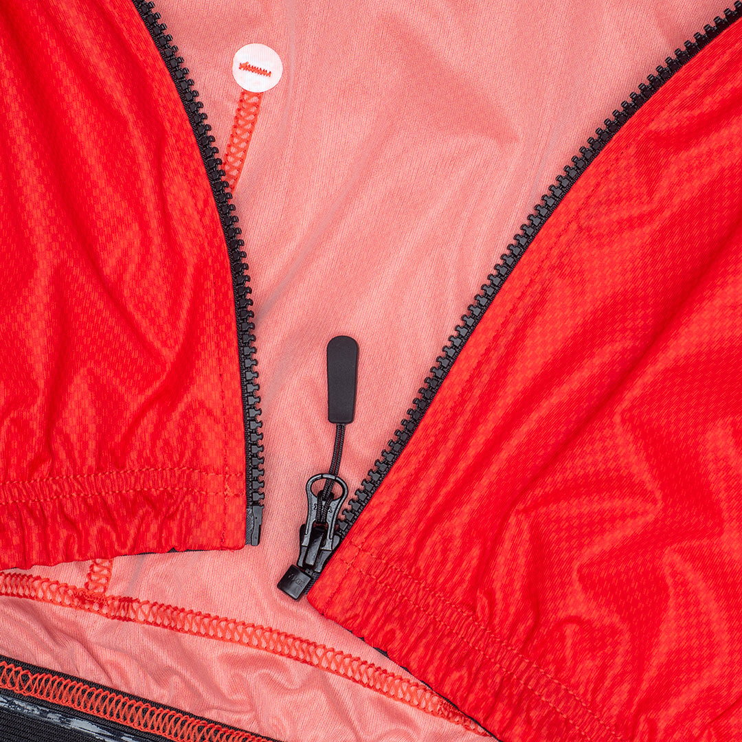 Il Biondo Courage Flight Cykelvindjakke Deep Orange - Herre