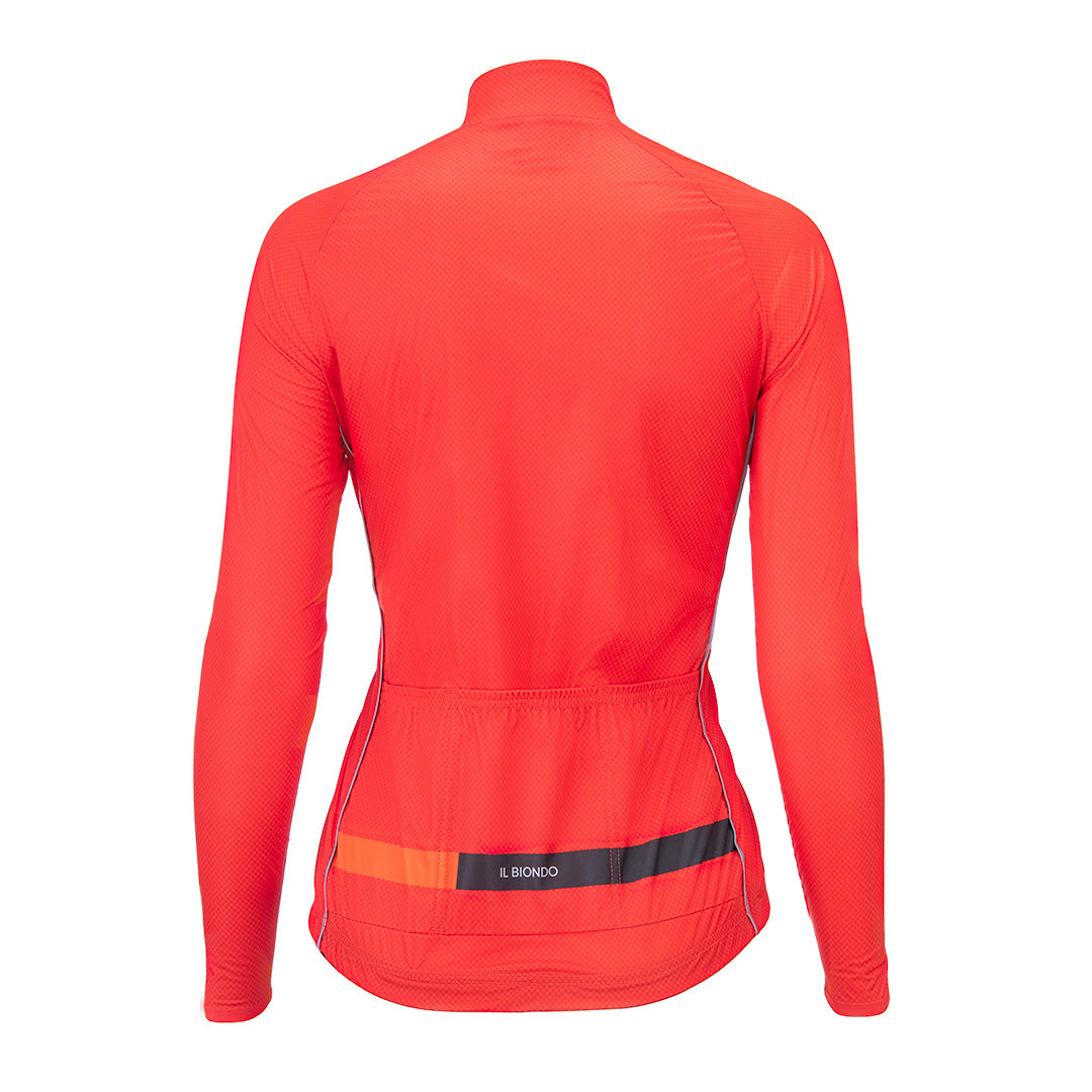 Il Biondo Courage Flight Cykelvindjakke Dame - Deep Orange