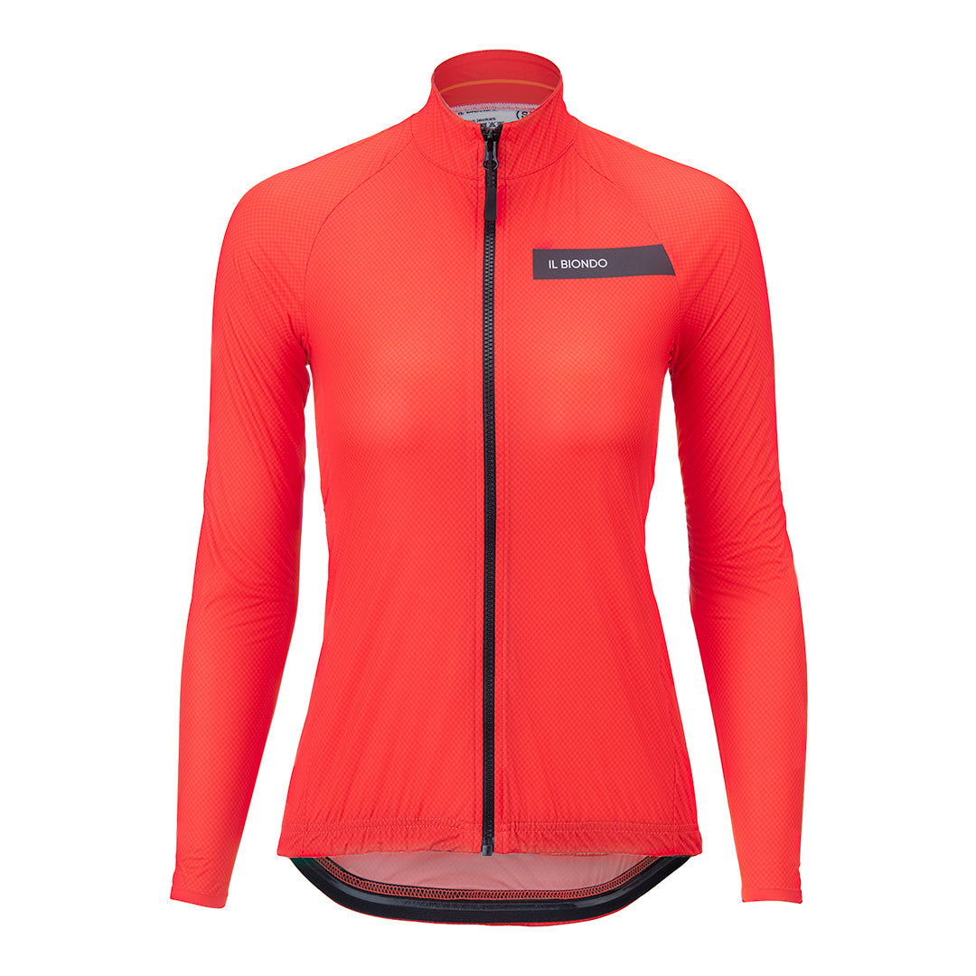 Il Biondo Courage Flight Cykelvindjakke Dame - Deep Orange
