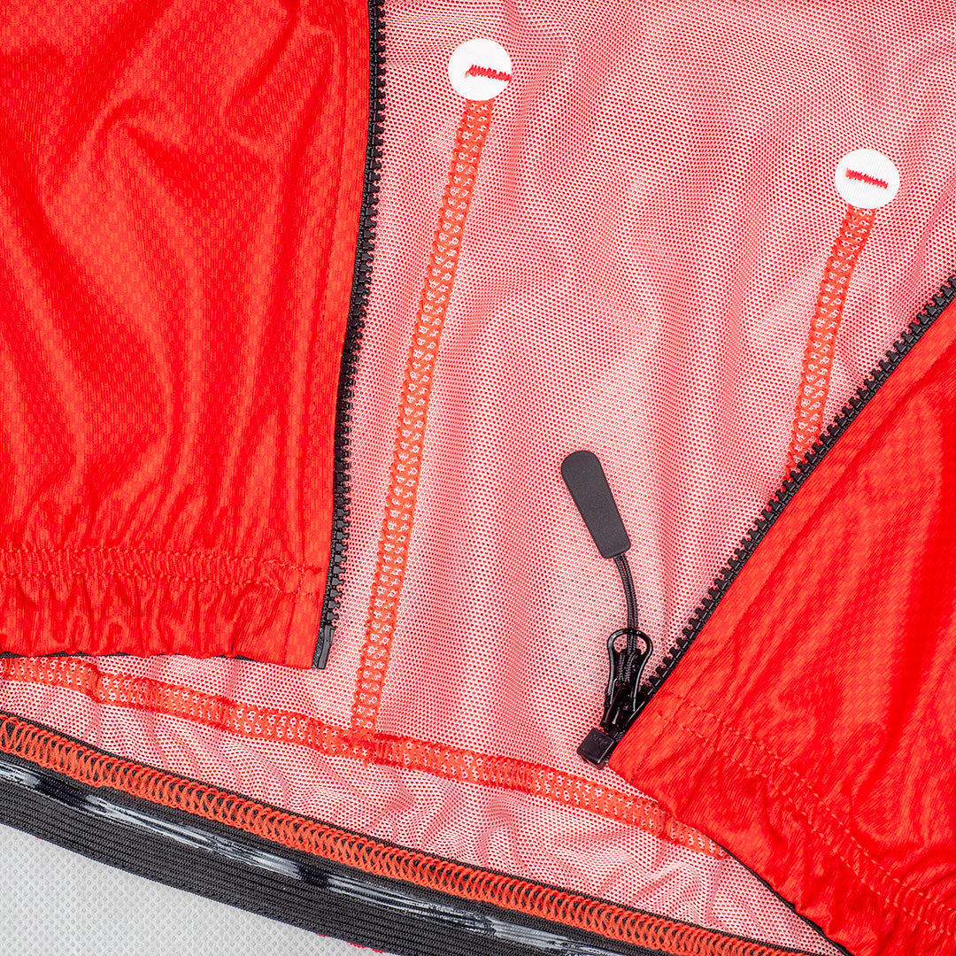 Il Biondo Courage Flight Cykelvindvest Herre - Deep Orange