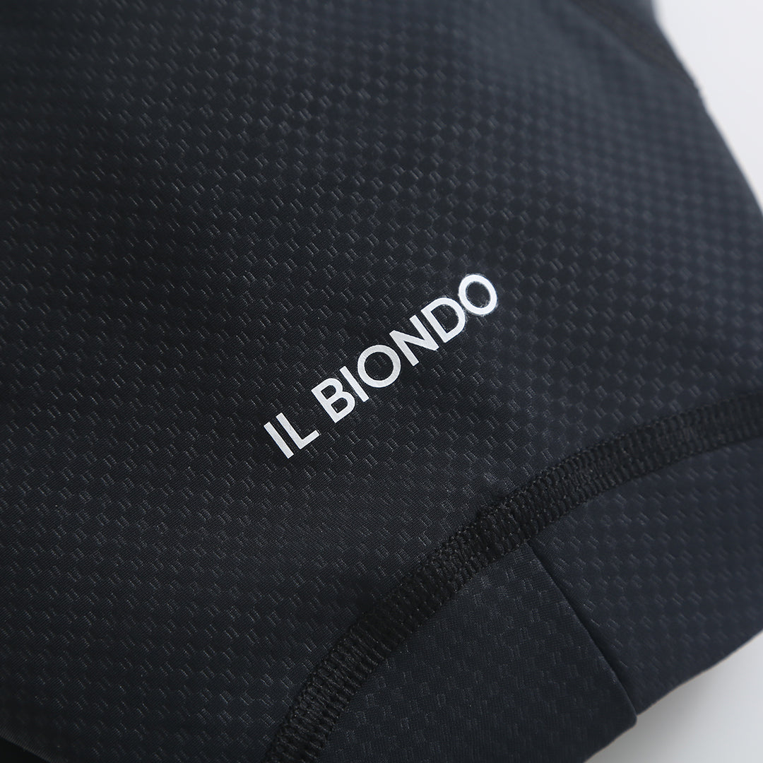 Il Biondo Monument Bib Shorts Junior - Black
