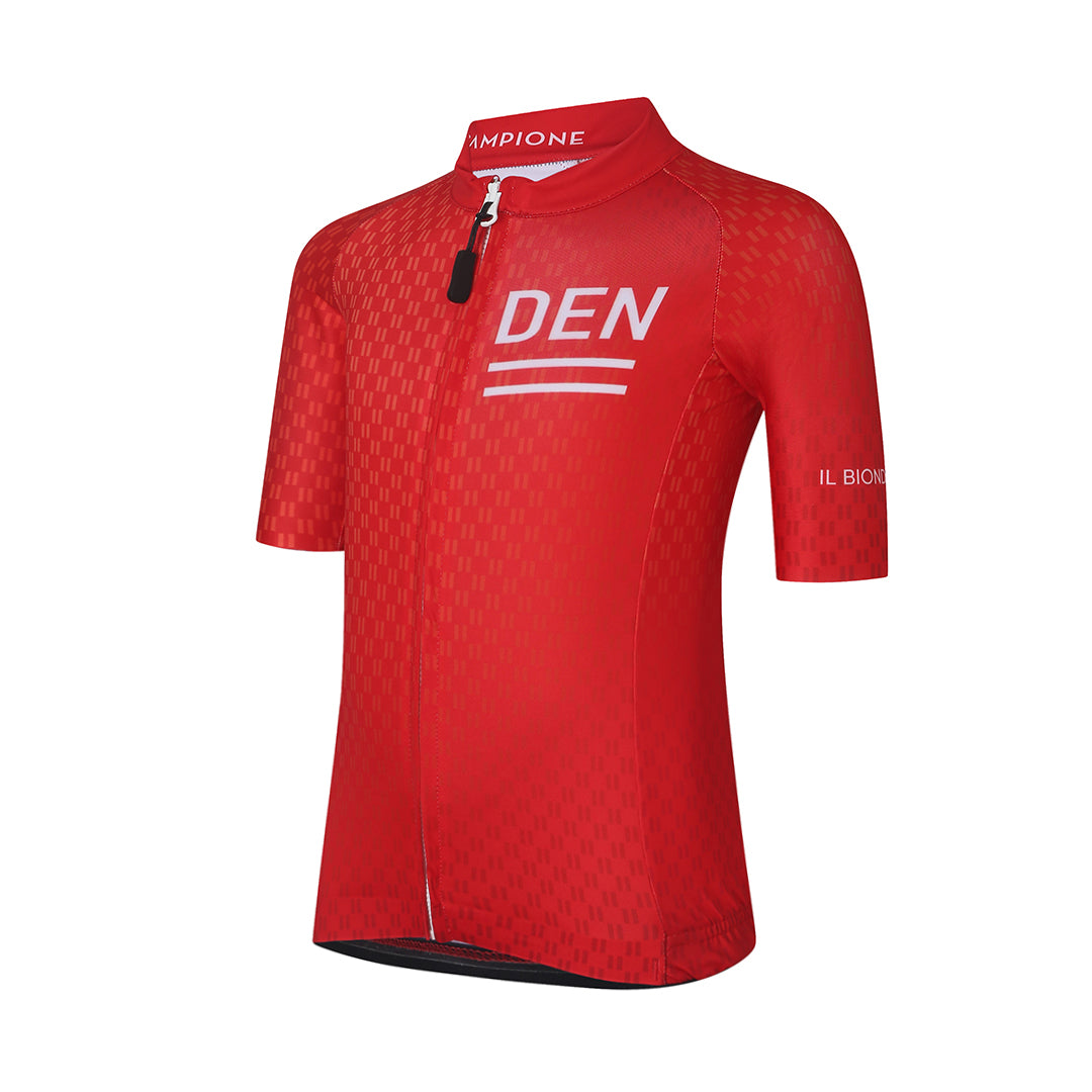Il Biondo Monument II DEN Kortærmet Cykeltrøje Junior - Red