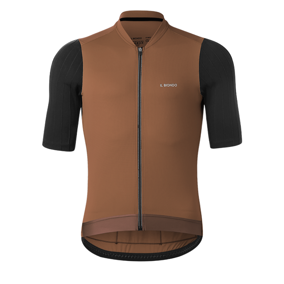 IL Biondo Element Aero Jersey Herre - Brown