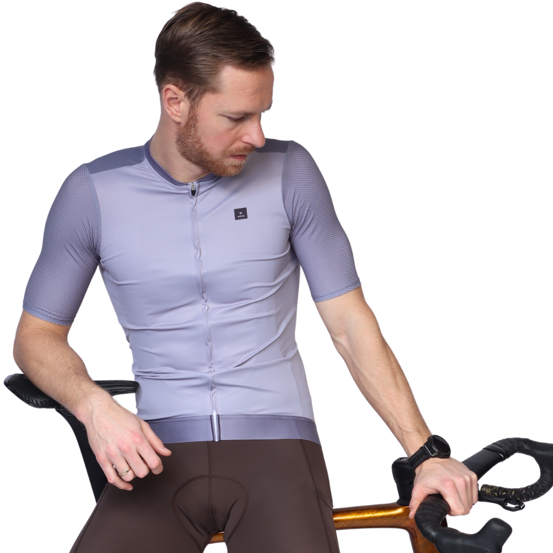 Astral Premium Tech Kortærmet Cykeltrøje Herre - Stone