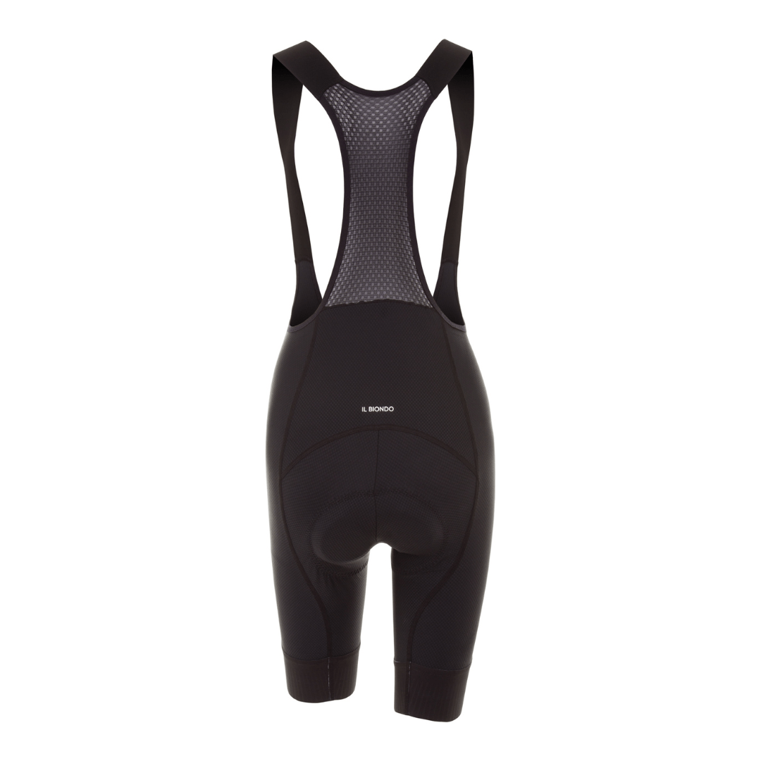 Il Biondo Monument Bib Shorts +2 cm Dame - Black