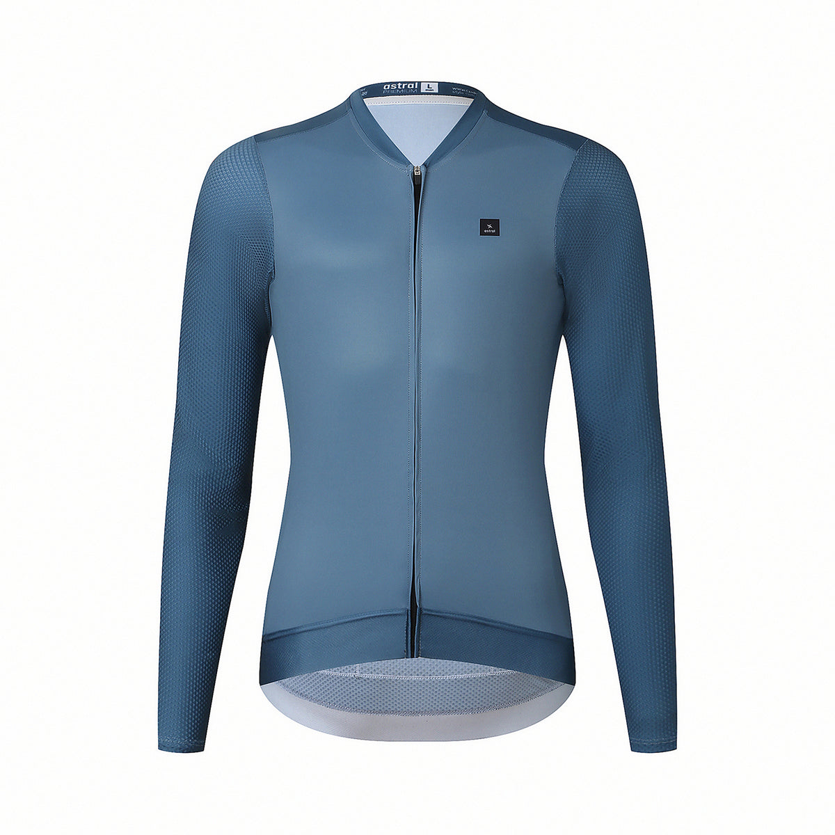 Astral Premium Tech Langærmet Cykeltrøje Herre - Steel Blue