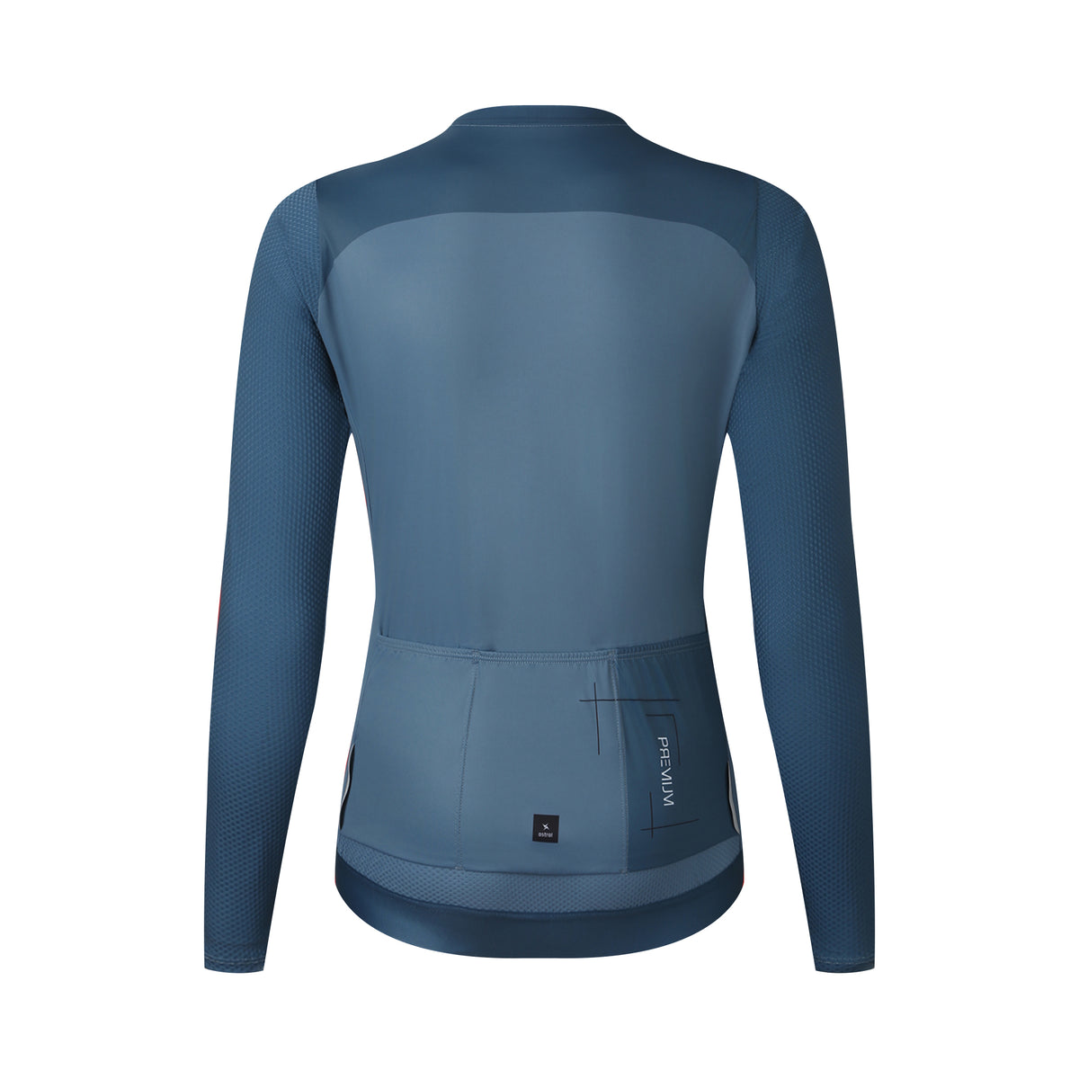 Astral Premium Tech Langærmet Cykeltrøje Herre - Steel Blue