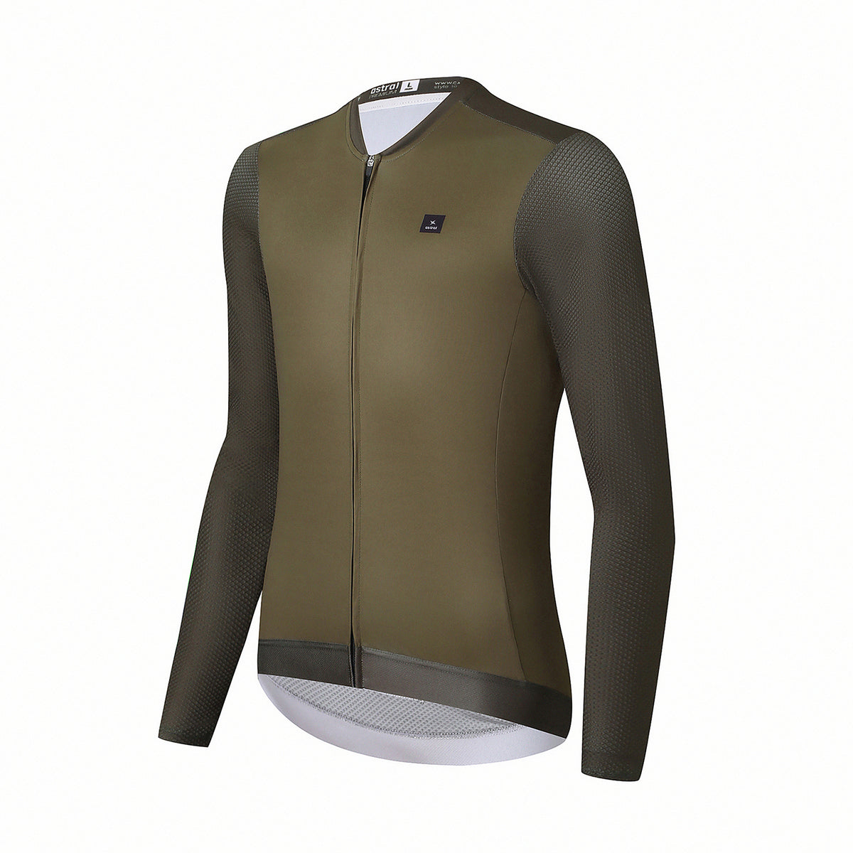 Astral Premium Tech Langærmet Cykeltrøje Herre - Dark Olive