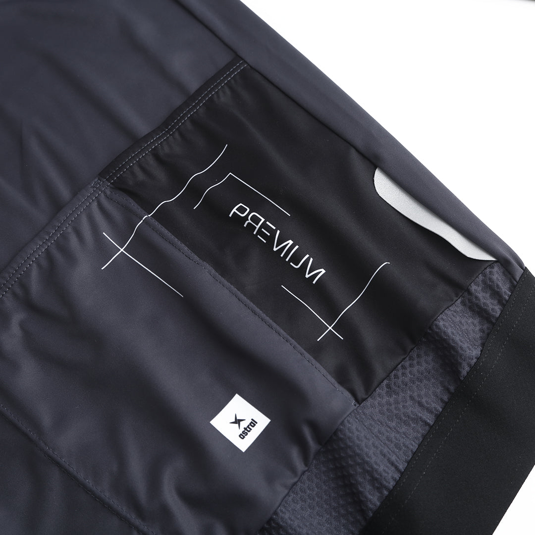 Astral Premium Tech Langærmet Cykeltrøje Herre - Steel Black