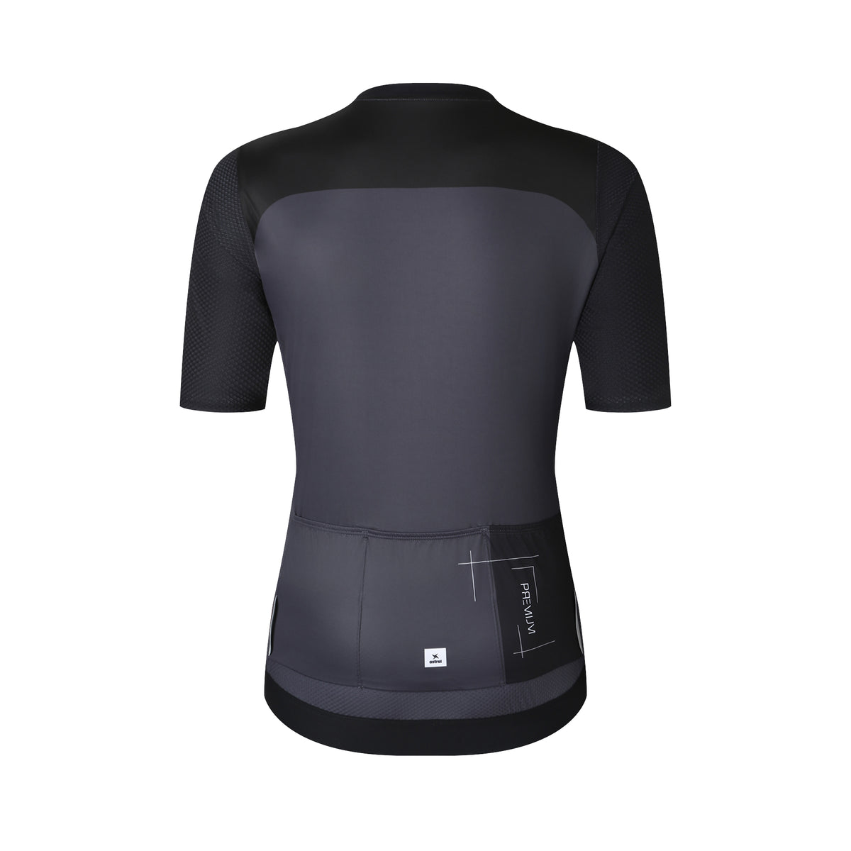 Astral Premium Tech Kortærmet Cykeltrøje Herre - Steel Black