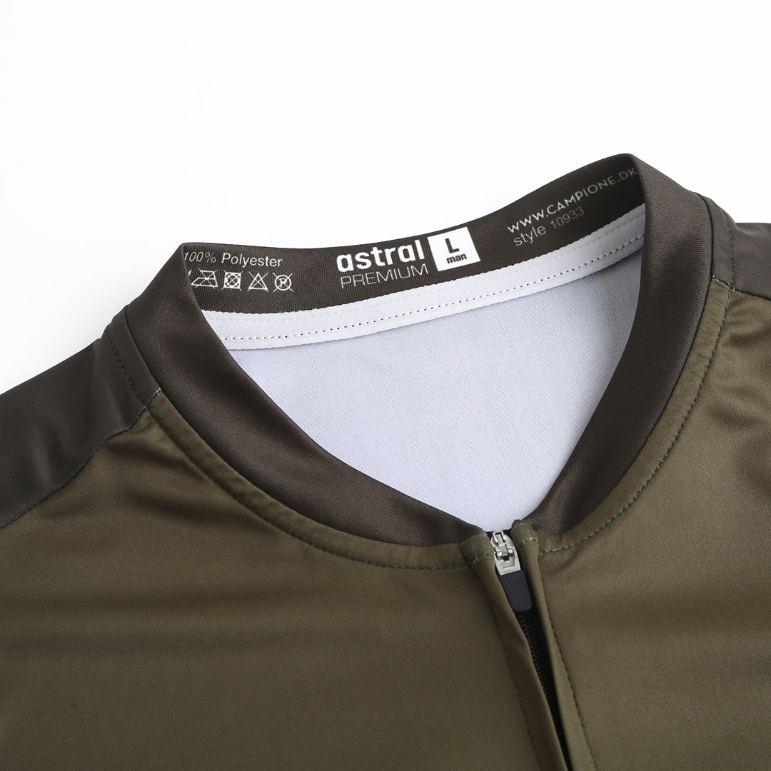 Astral Premium Tech Kortærmet Cykeltrøje Herre - Dark Olive