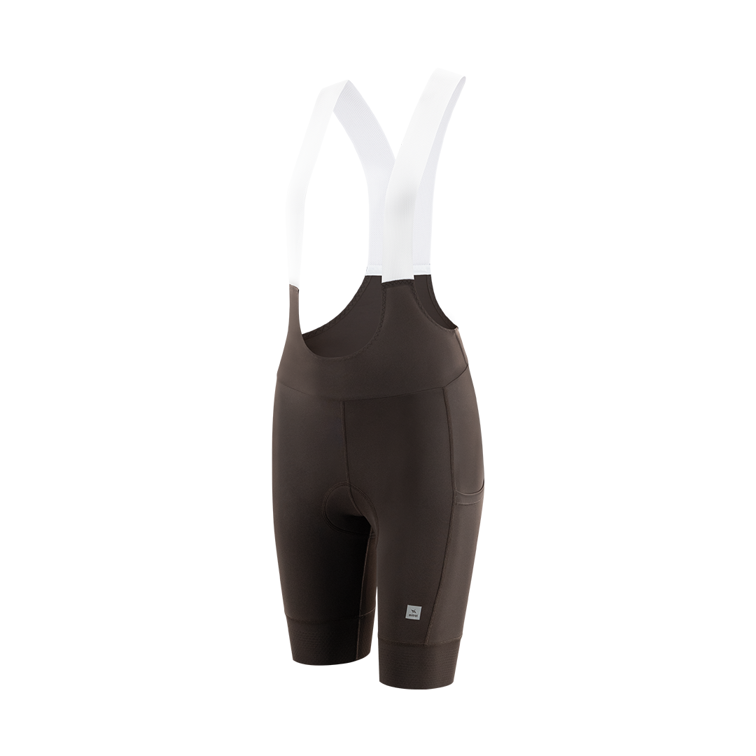 Astral Premium Bib Shorts Dame - Brown