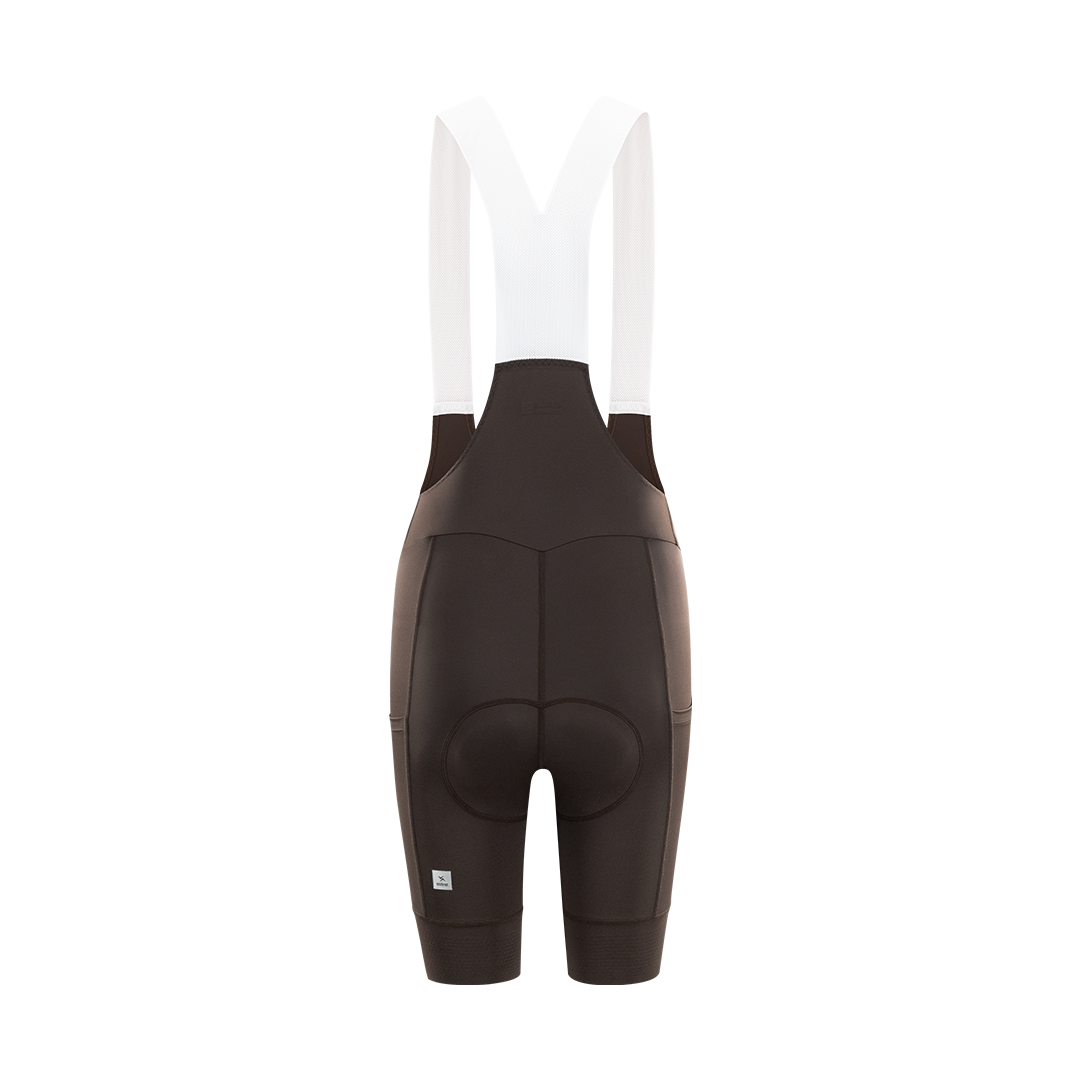Astral Premium Bib Shorts Dame - Brown