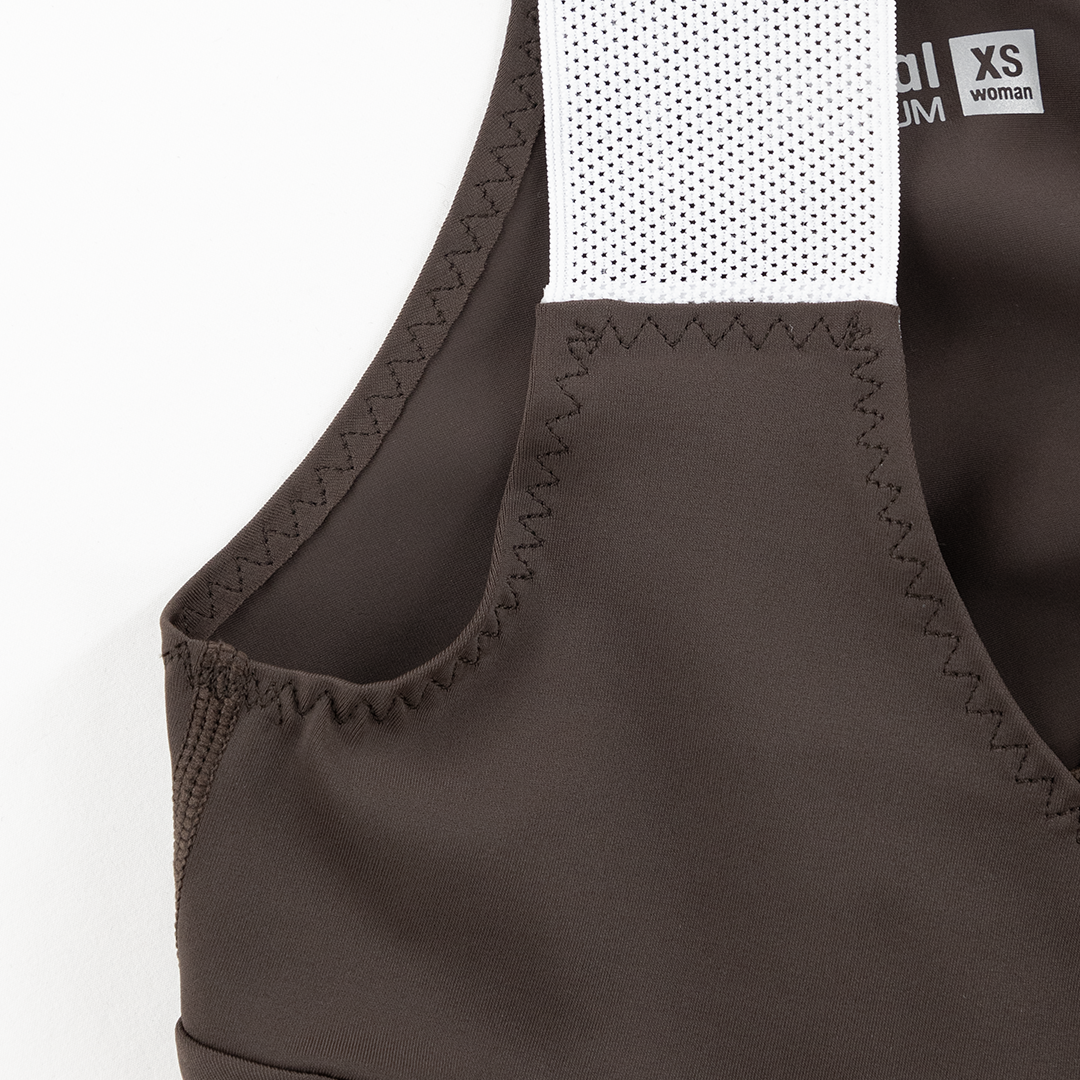 Astral Premium Bib Shorts Dame - Brown