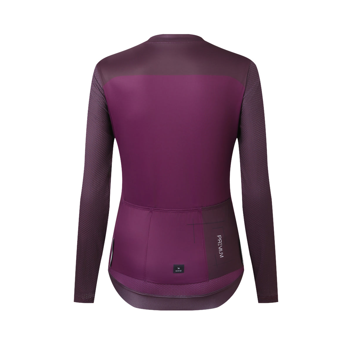 Astral Premium Tech Langærmet Cykeltrøje Dame - Grape