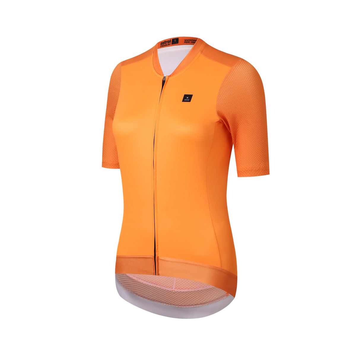 Astral Premium Tech Kortærmet Cykeltrøje Dame - Orange