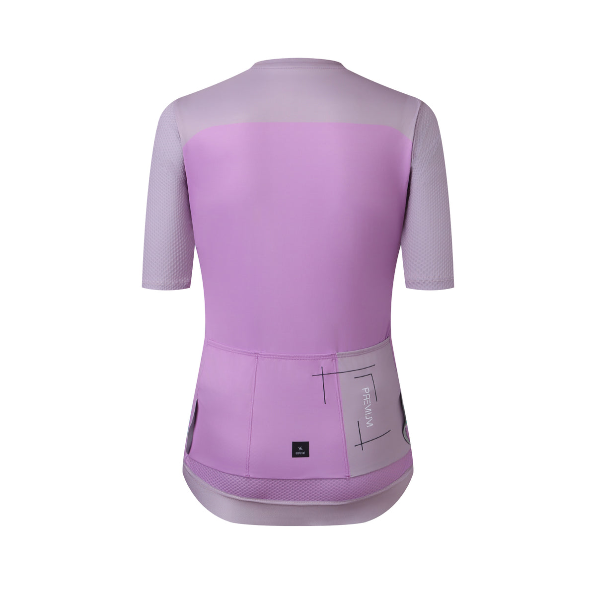 Astral Premium Tech Kortærmet Cykeltrøje Dame - Light Purple