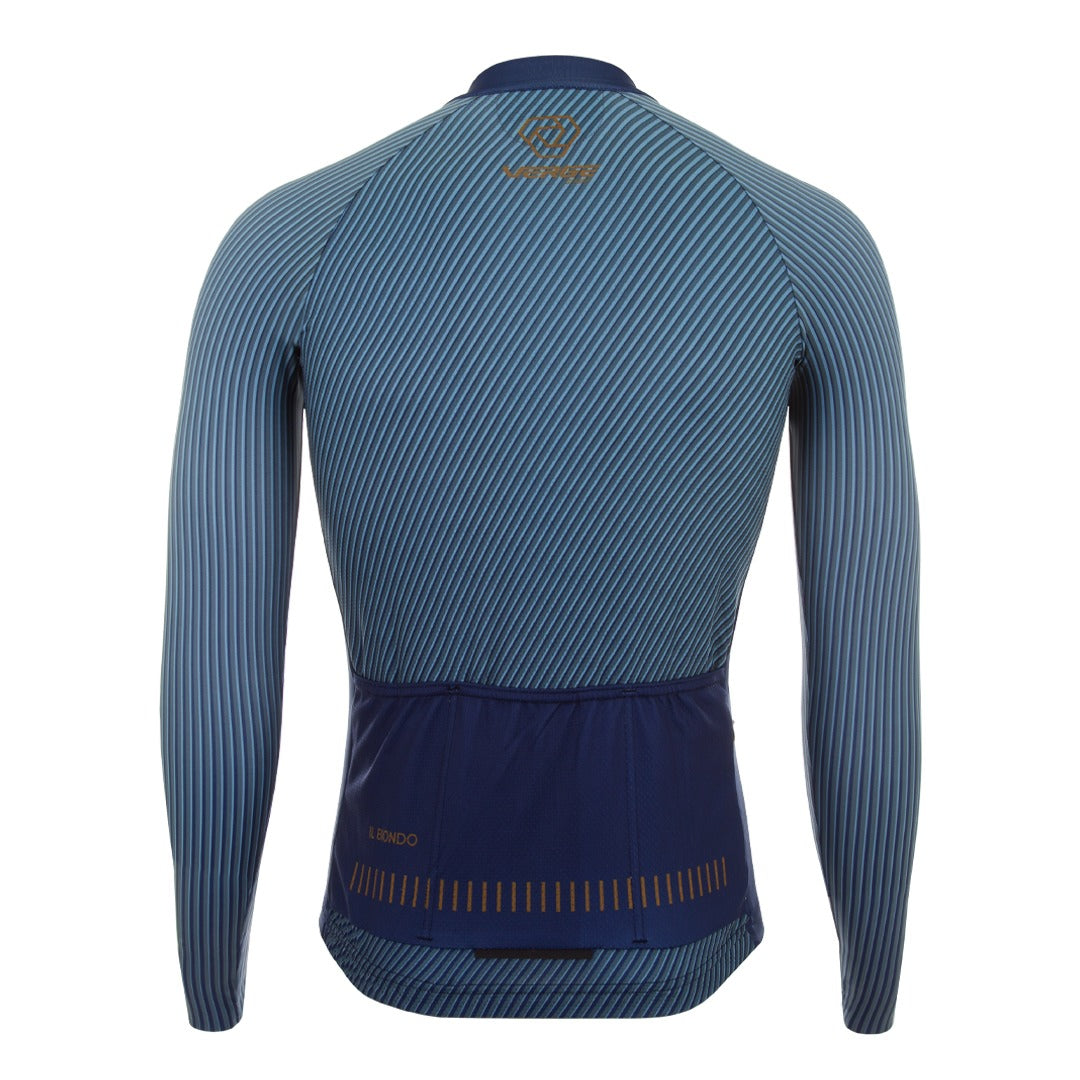 Il Biondo Gravel Warrior Langærmet Jersey Herre - Navy