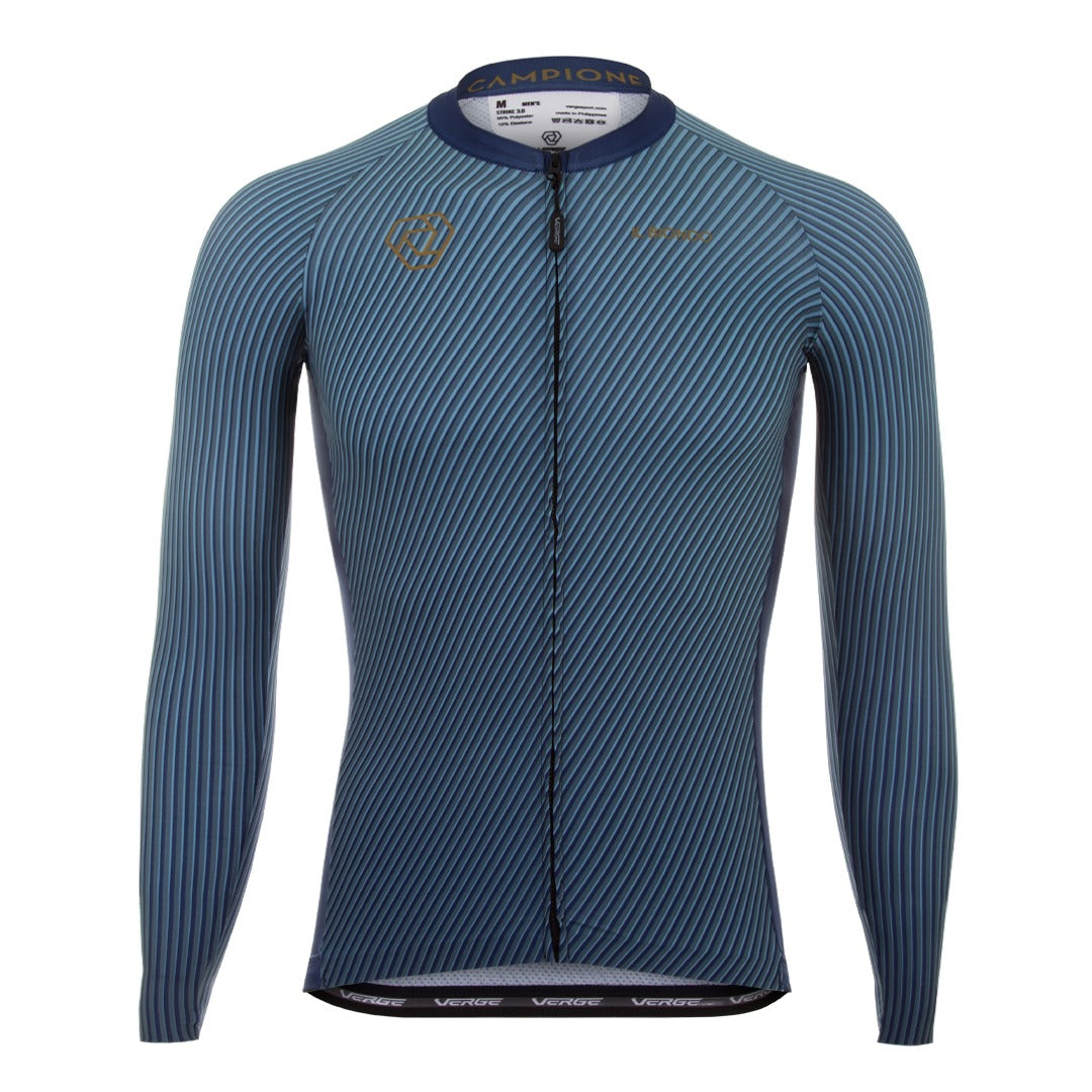 Il Biondo Gravel Warrior Langærmet Jersey Herre - Navy
