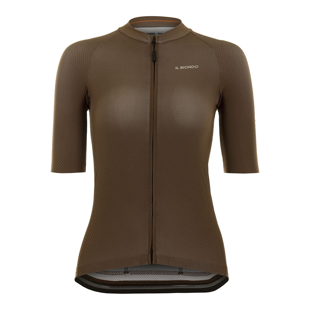 Il Biondo Monument II Jersey Dame - Nut Brown